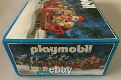 Playmobil 3604 Santa Claus w Sleigh & Reindeers NEW MISB 2000 ReleaseChristmas