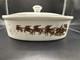 Portmeirion A Christmas Story Covered Casserole With Santa, Sleigh & Reindeer