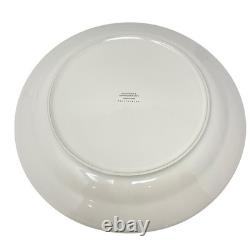 Pottery Barn PLATE Nostalgic SANTA Reindeer Sleigh Large Round Serving Platter