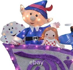 ProductWorks 16366 42 Rudolph Santa and Misfit Toys Sleigh Seasonal Decor