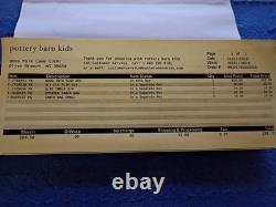 RARE Pottery Barn Kids Wooden Santa Sleigh Reindeer Holiday Display Set Complete