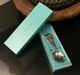 Rare Tiffany And Co. 1995 Sterling Santa Sleigh & Reindeer Christmas Spoon Withbox