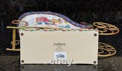 READ Jim Shore Lot Santa Sleigh Delivering Joy & the 3 Dash Away Reindeer