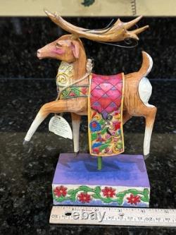 READ Jim Shore Lot Santa Sleigh Delivering Joy & the 3 Dash Away Reindeer