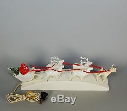 Royal Lighted Santa Sleigh And Reindeer