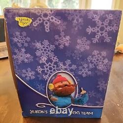 RUDOLPH Reindeer YUKON CORNELIUS Sled Team Memory Lane Playing Mantis 2002 NEW
