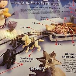 RUDOLPH Reindeer YUKON CORNELIUS Sled Team Memory Lane Playing Mantis 2002 NEW