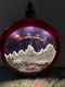Rare 12.8 Mr Christmas Santa Sleigh Reindeer Mountain Animated Ornament 24 Song