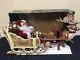 Rare Holiday Creations Animated Reindeer And Santa On Sleigh In Box Working