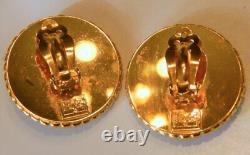 Rare LUNCH AT THE RITZ Christmas Santa Sleigh & Reindeer Necklace & Earrings Set