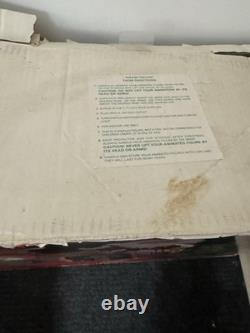 Rare Vintage 1993 Santa's Best Animated Santa, Reindeer and Sleigh READ