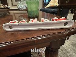 Relco Noel Santa Sleigh Reindeer Christmas Taper Candle Holder 1950smcm Japan Eu