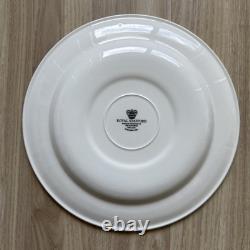 Royal Stafford Red Santa's Sleigh Reindeer Christmas Dinner & Salad Plates 12 ct