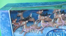 Rudolph And The Island Of Misfit Toys Santa's Sleigh & Reindeer Team Toy Set