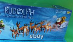 Rudolph And The Island Of Misfit Toys Santa's Sleigh & Reindeer Team Toy Set