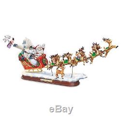 Rudolph Christmas Journey 50th Anniversary Sculpture Santa Sleigh Bumble Sam NEW