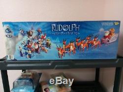 Rudolph Island Misfit Toys Santa's Sleigh Reindeer Team New Mib Christmas 2003