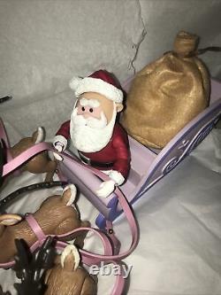 Rudolph Island of Misfit Toys Santa's Sleigh and Reindeer Team 2002 Memory Lane