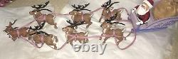 Rudolph Island of Misfit Toys Santa's Sleigh and Reindeer Team 2002 Memory Lane