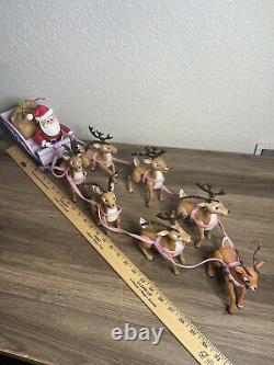 Rudolph Island of Misfit Toys Santas Sleigh & Reindeer Team 2002 Memory Lane 32