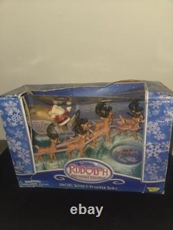 Rudolph Red Nose Reindeer Santa Sleigh & Friends