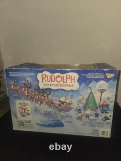 Rudolph Red Nose Reindeer Santa Sleigh & Friends