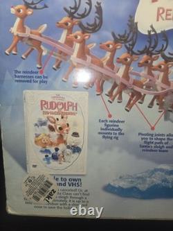 Rudolph Red Nose Reindeer Santa Sleigh & Friends