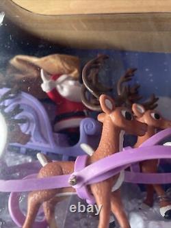 Rudolph & Reindeer Santa's Sleigh Team with Music 50th Anniversary Plus Bonus! New