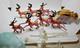 Rudolph Santa's Sleigh And Reindeer Team Playset 2004 Memory Lane Missing Santa