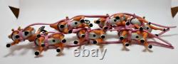 Rudolph Santa's Sleigh and Reindeer Team Playset 2004 Memory Lane Missing Santa