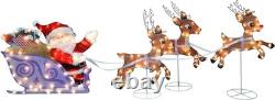 Rudolph The RED Nosed Reindeer with Santa and Friends Sleigh Christmas Holiday L