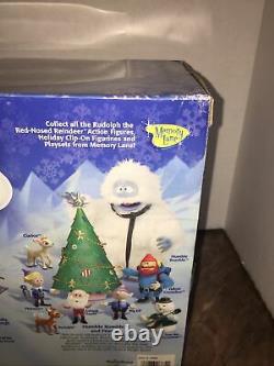 Rudolph The Red Nose Reindeer Santas Sleigh And Team Memory Lane New In Box