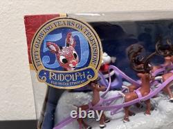 Rudolph The Red-Nosed Reindeer Santa's Musical Sleigh Santa Sleigh And Reindeers