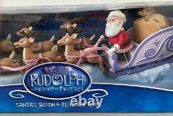 Rudolph and Island of Misfit Toys Santa's Sleigh & Reindeer Team