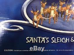 Rudolph the Red Nose Reindeer Santas Sleigh & Reindeer Team Memory Lane 2003