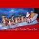 Rudolph The Red-nosed Reindeer Santa's Sleigh & Reindeer Team Memory Lane Mantus