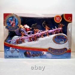 Rudolph the Red Nosed Reindeer Santa's Sleigh Team with Music Set 50th Anniversary