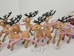Rudolph the Red Nosed Reindeer Santa's Sleigh and Reindeer Team Memory Lane 2002