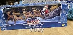 Rudolph the Red Nosed Reindeer Santa's Sleigh and Reindeer Team Memory Lane New