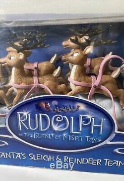 Rudolph the red nosed reindeer Santas sleigh & reindeer team Memory Lane