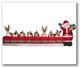 Santa And Sleigh With Eight Reindeer Large Gemmy Inflatable Christmas Decor