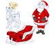 Santa Scene Sleigh, Santa Claus, Santa Reindeer 2016 5223691 Swarovski