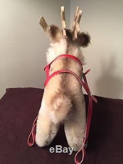 Steiff Friends Of Christmas Santa Bear Reindeer Sleigh Set Steiff Lladro Bear