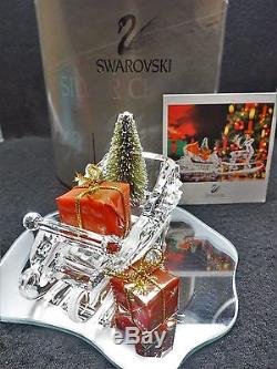 SWAROVSKI CHRISTMAS REINDEER, SANTA, SLEIGH, & TREE MIB. CHRISTMAS Clearance