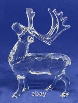 SWAROVSKI Crystal Santa Claus, Reindeer, Sleigh 214821 + 205165 + 211362