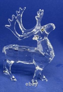 SWAROVSKI Crystal Santa Claus, Reindeer, Sleigh 214821 + 205165 + 211362