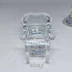 SWAROVSKI Figurines Lot Santa, Sleigh, Reindeer +Tree 205165, 214821, 266945