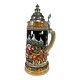 Santa Claus Riding His Sleigh With Reindeer Le Christmas German Beer Stein. 5 L