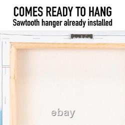 Santa Claus Sleigh and Reindeer by William Holbrook Beard Canvas Wall Art Print