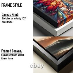 Santa Claus Sleigh and Reindeer by William Holbrook Beard Canvas Wall Art Print